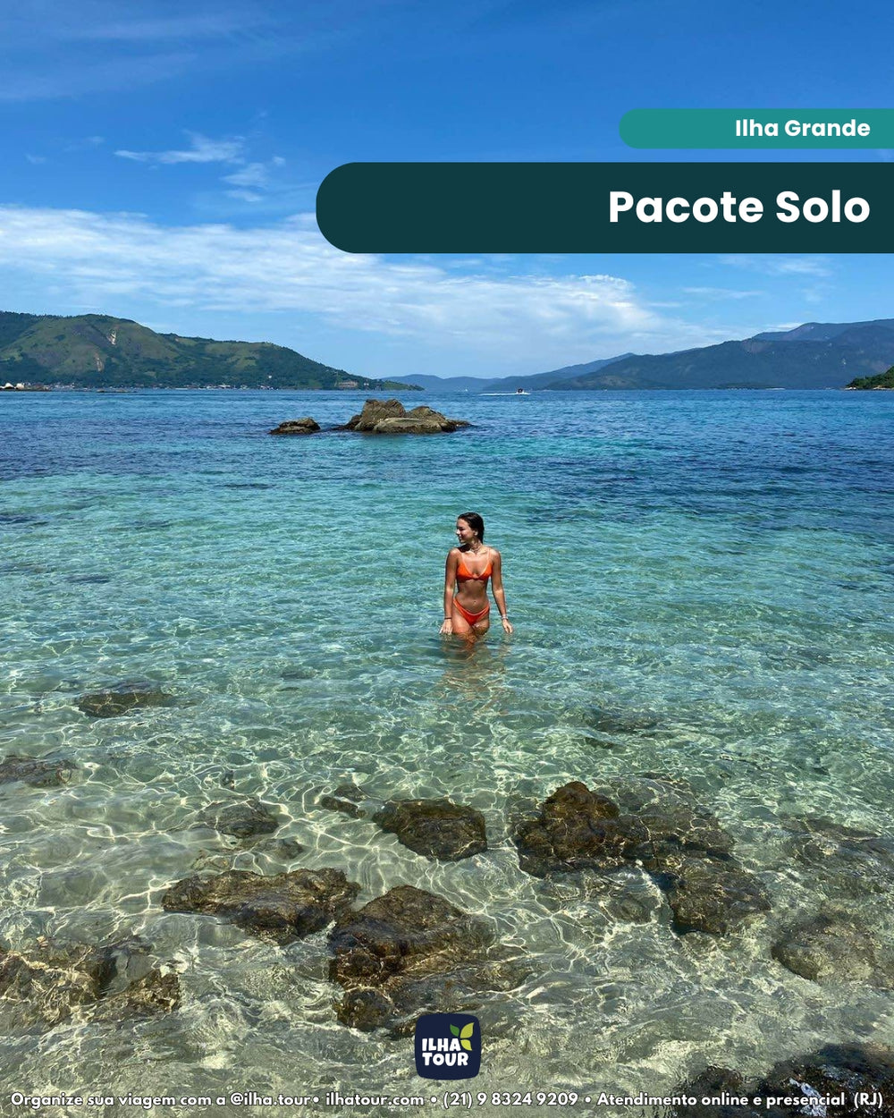 Pacote para mulher viajar sozinha