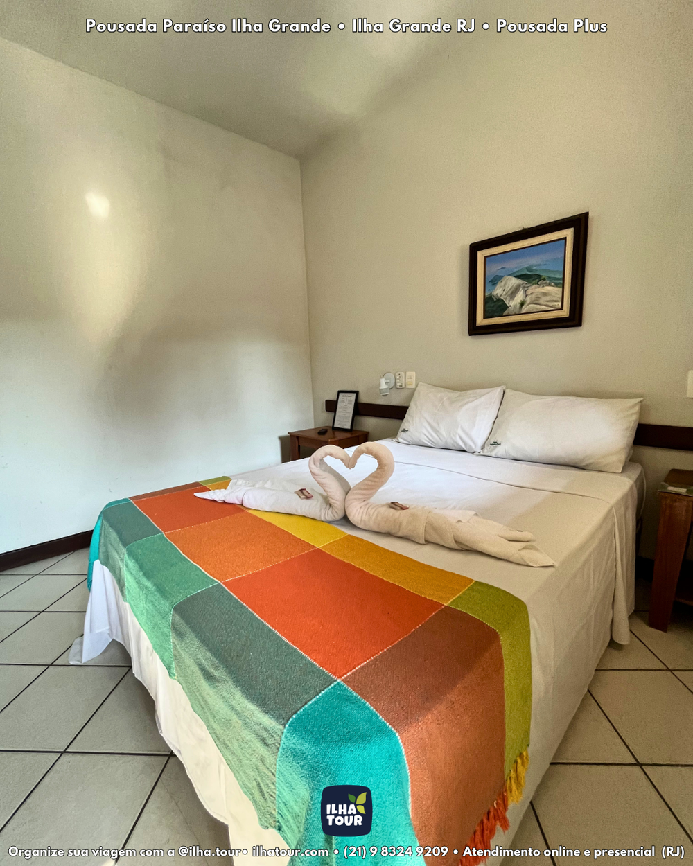 Pousada Paraíso Ilha Grande — hospedagem na Vila do Abraão, Ilha Grande