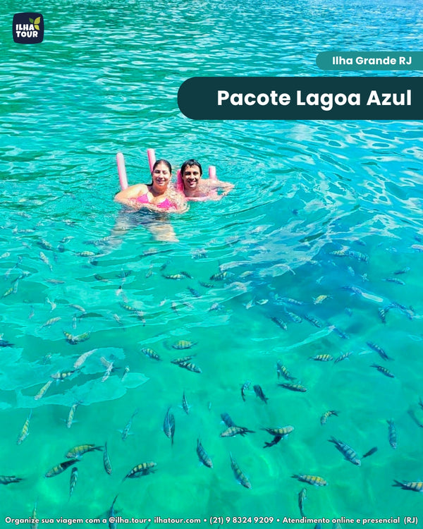 Pacote Lagoa Azul — pacote de viagem para a Ilha Grande, com a Ilha Tour